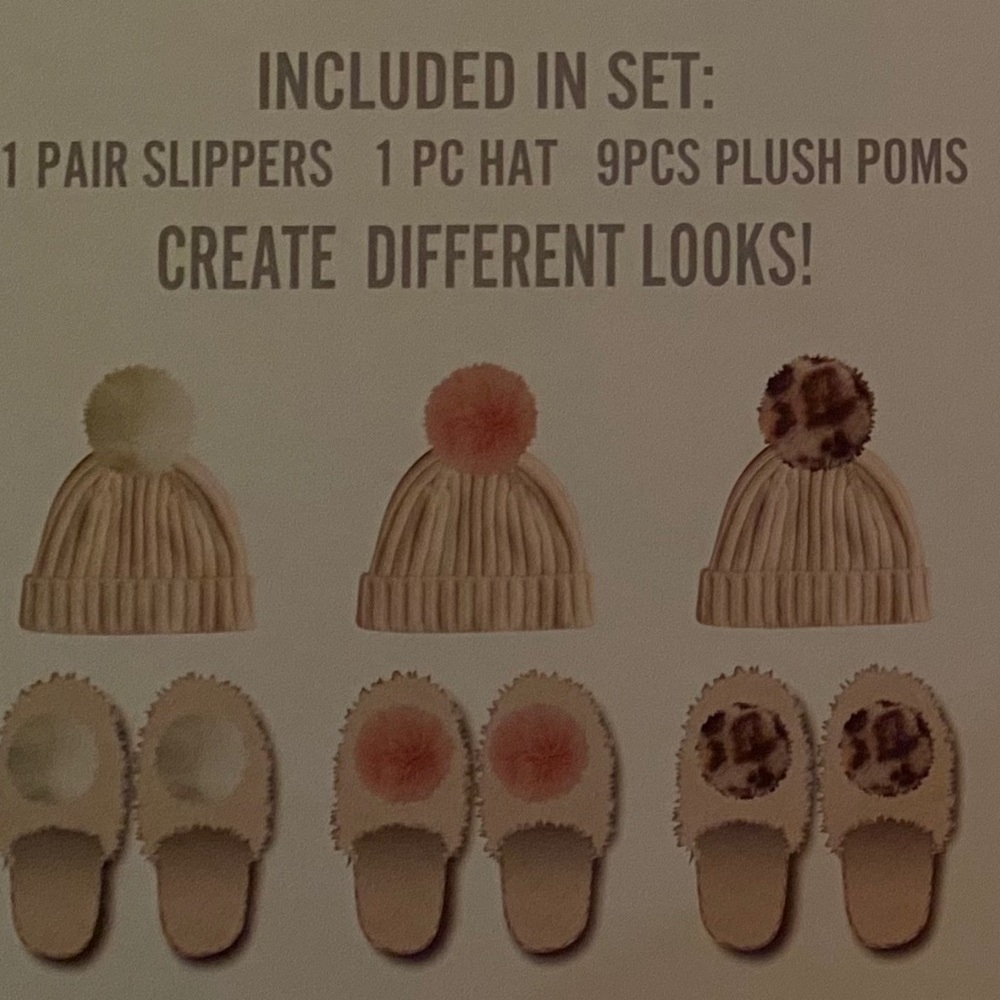COPY - Slipper and hat gift set XL